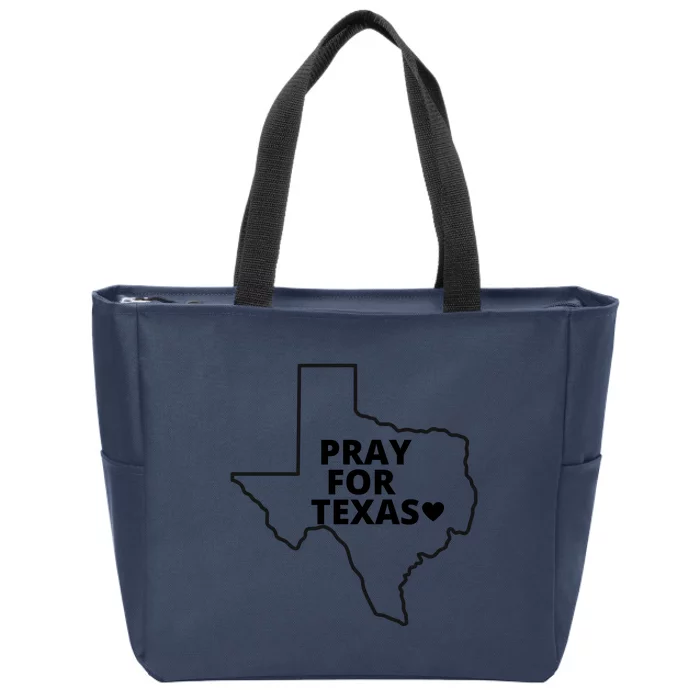 Pray For Texas Uvalde Strong Zip Tote Bag