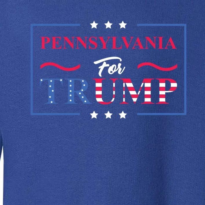 Pennsylvania For Trump Pro Vote Republican 2020 Gift Toddler Sweatshirt