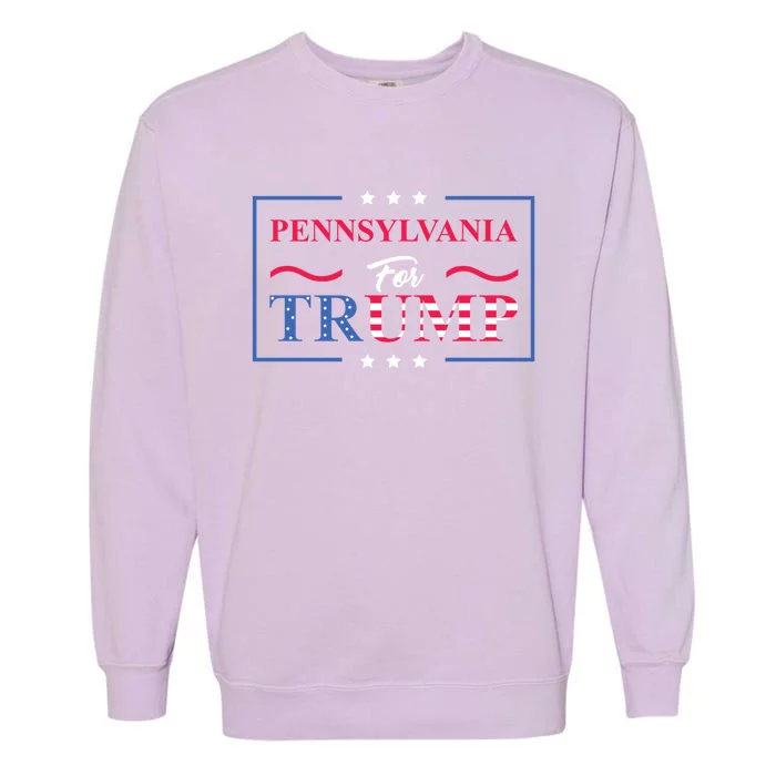 Pennsylvania For Trump Pro Vote Republican 2020 Gift Garment-Dyed Sweatshirt