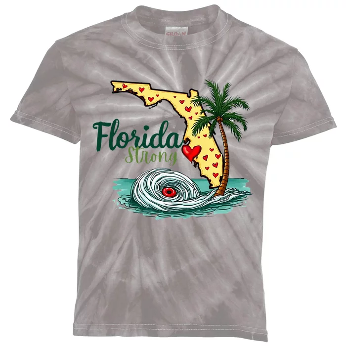 Pray For Tampa Bay Florida Strong Kids Tie-Dye T-Shirt