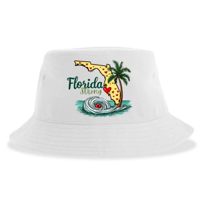 Pray For Tampa Bay Florida Strong Sustainable Bucket Hat