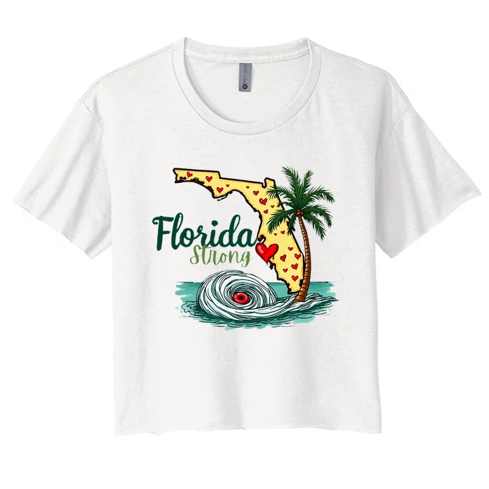 Pray For Tampa Bay Florida Strong Women's Crop Top Tee