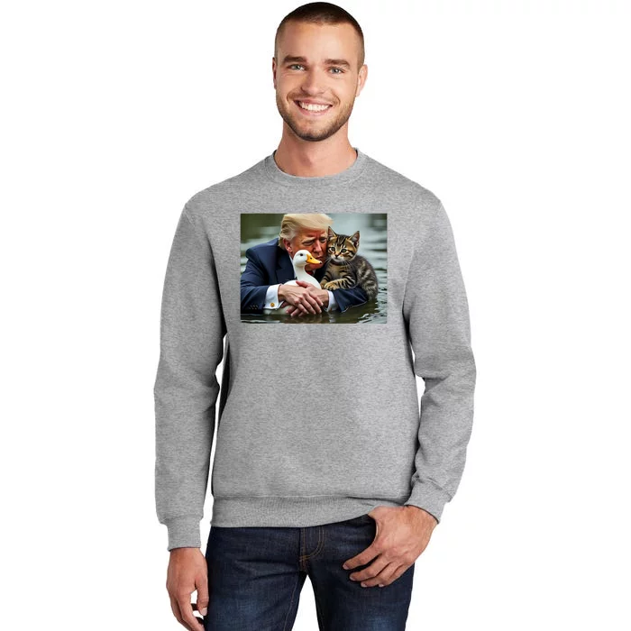 Pets For Trump Protect Our Pets Save Our Pets Tall Sweatshirt