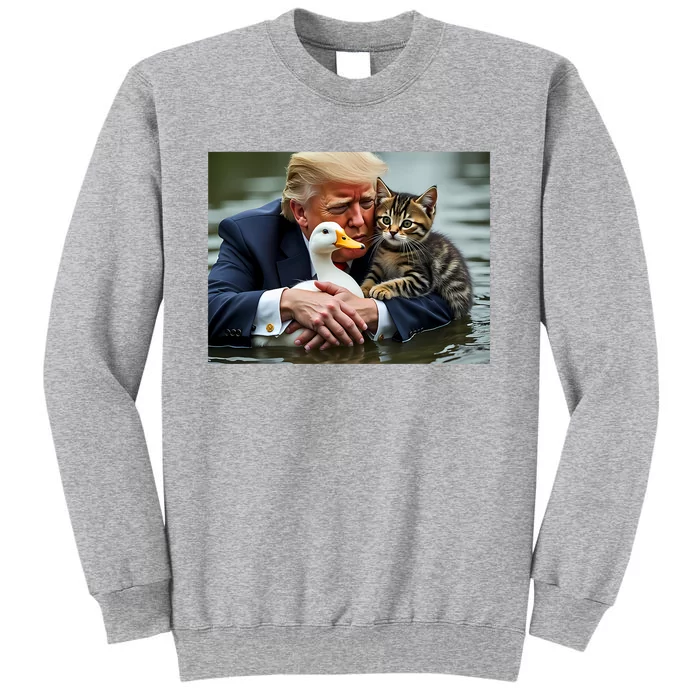 Pets For Trump Protect Our Pets Save Our Pets Tall Sweatshirt