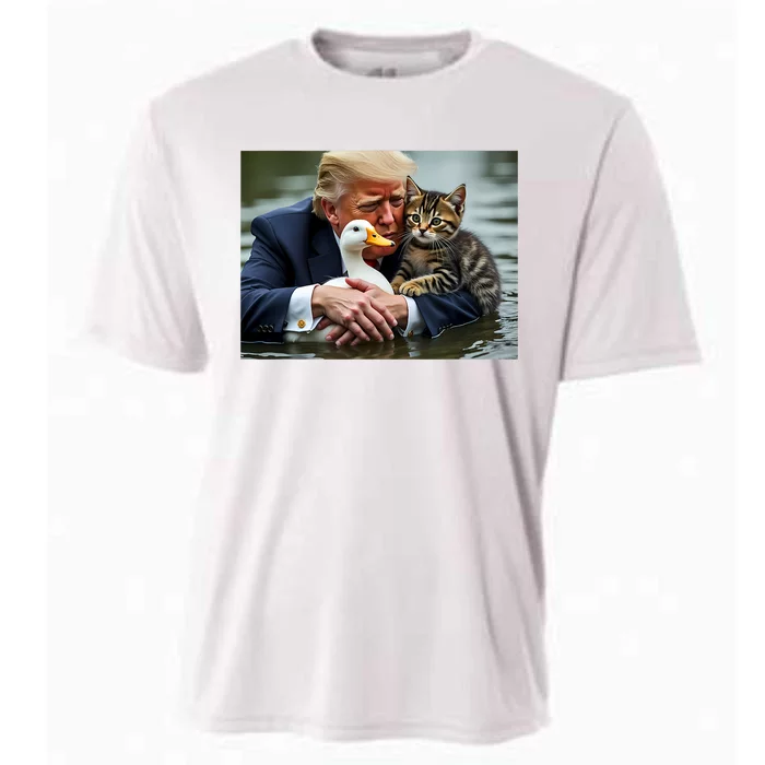 Pets For Trump Protect Our Pets Save Our Pets Cooling Performance Crew T-Shirt