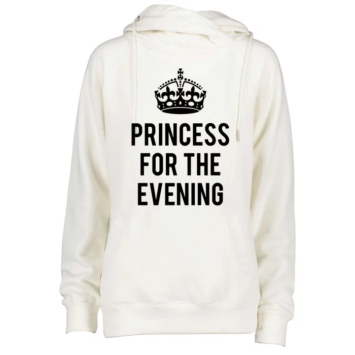 Princess For The Evening Womens Funnel Neck Pullover Hood