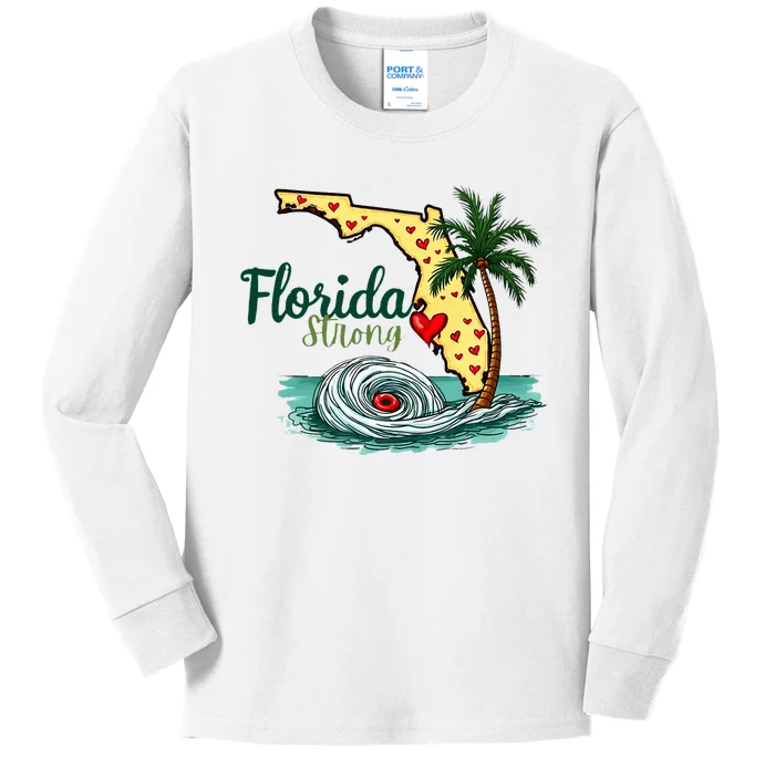 Pray For Tampa Bay Florida Strong Kids Long Sleeve Shirt