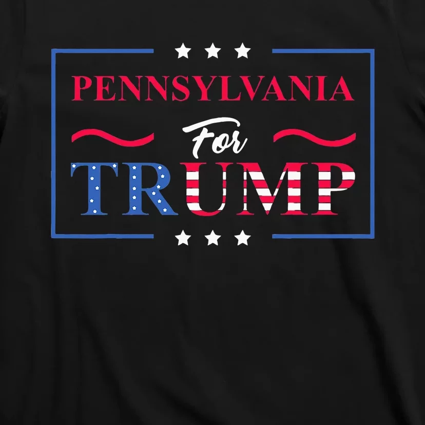 Pennsylvania For Trump Pro Vote Republican 2024 T-Shirt