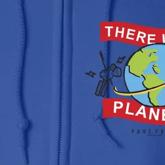 Paul Frank There Is No Planet B Retro Earth Day Logo Gift Full Zip Hoodie