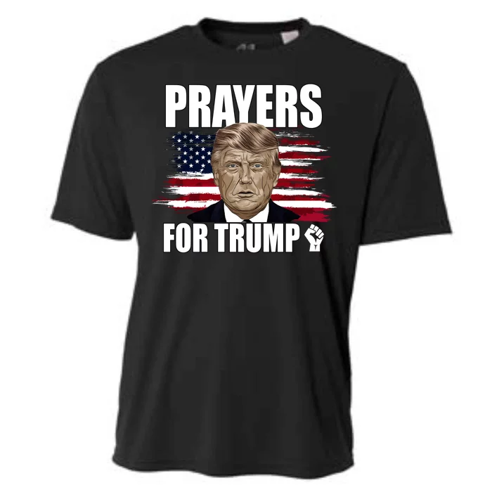 Prayers For Trump 2024 Usa Election Cooling Performance Crew T-Shirt