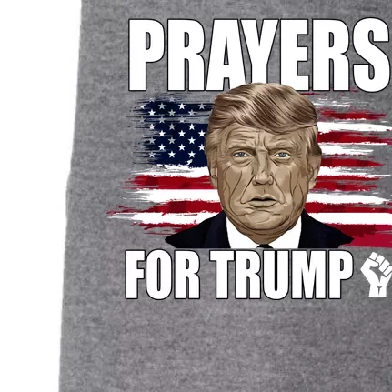 Prayers For Trump 2024 Usa Election Doggie 3-End Fleece Hoodie