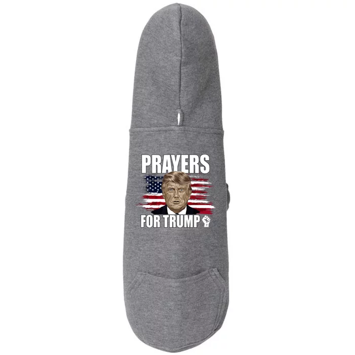 Prayers For Trump 2024 Usa Election Doggie 3-End Fleece Hoodie