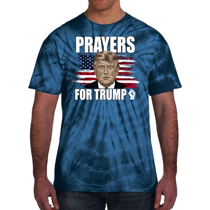 Prayers For Trump 2024 Usa Election Tie-Dye T-Shirt