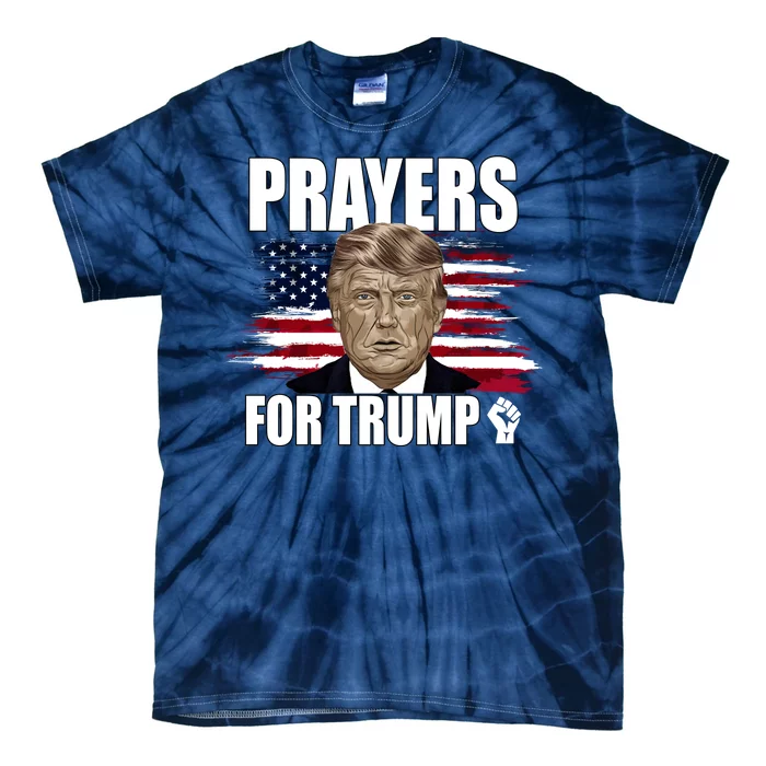 Prayers For Trump 2024 Usa Election Tie-Dye T-Shirt