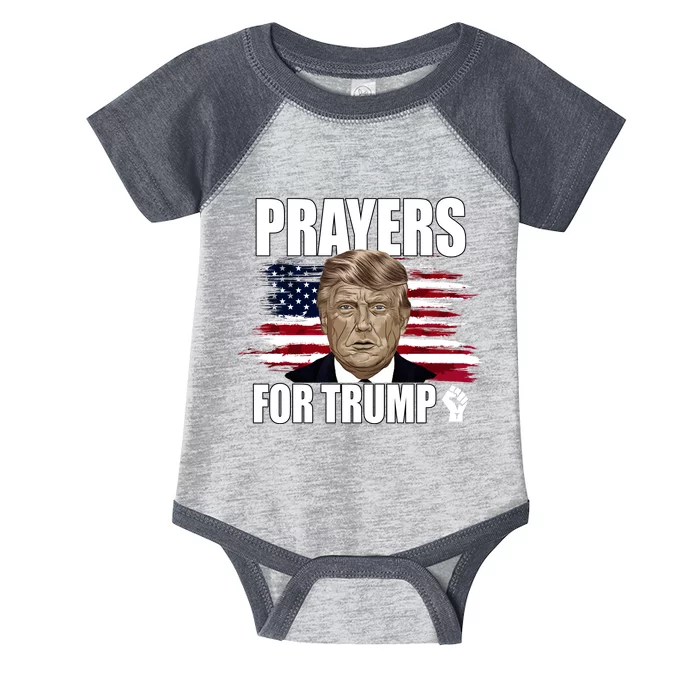 Prayers For Trump 2024 Usa Election Infant Baby Jersey Bodysuit