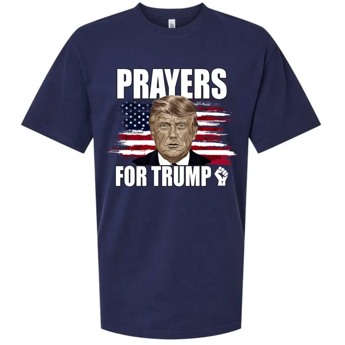 Prayers For Trump 2024 Usa Election Sueded Cloud Jersey T-Shirt