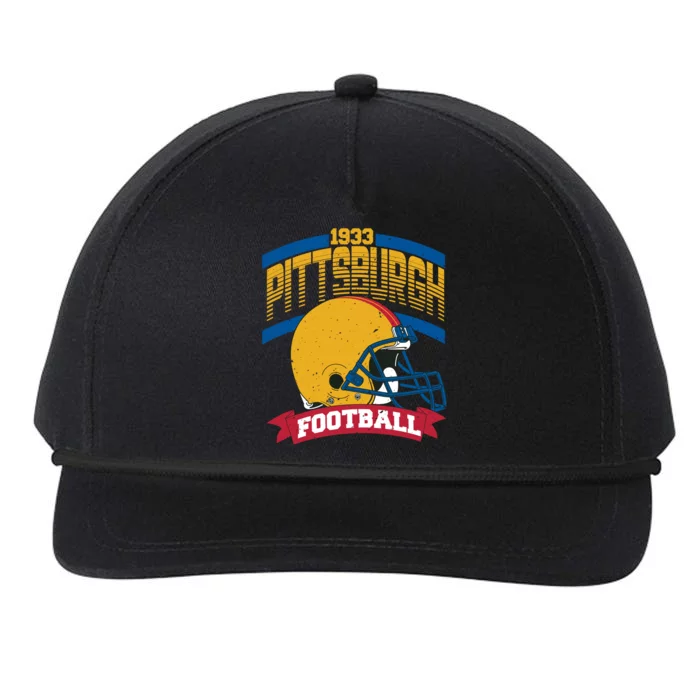 Pittsburgh Football Team Supporter 1933 Snapback Five-Panel Rope Hat