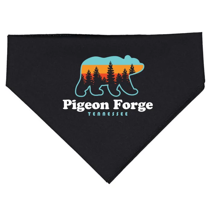 Pigeon Forge TN Bear Great Smoky Mountains USA-Made Doggie Bandana