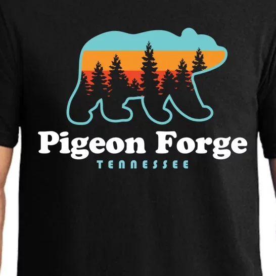 Pigeon Forge TN Bear Great Smoky Mountains Pajama Set