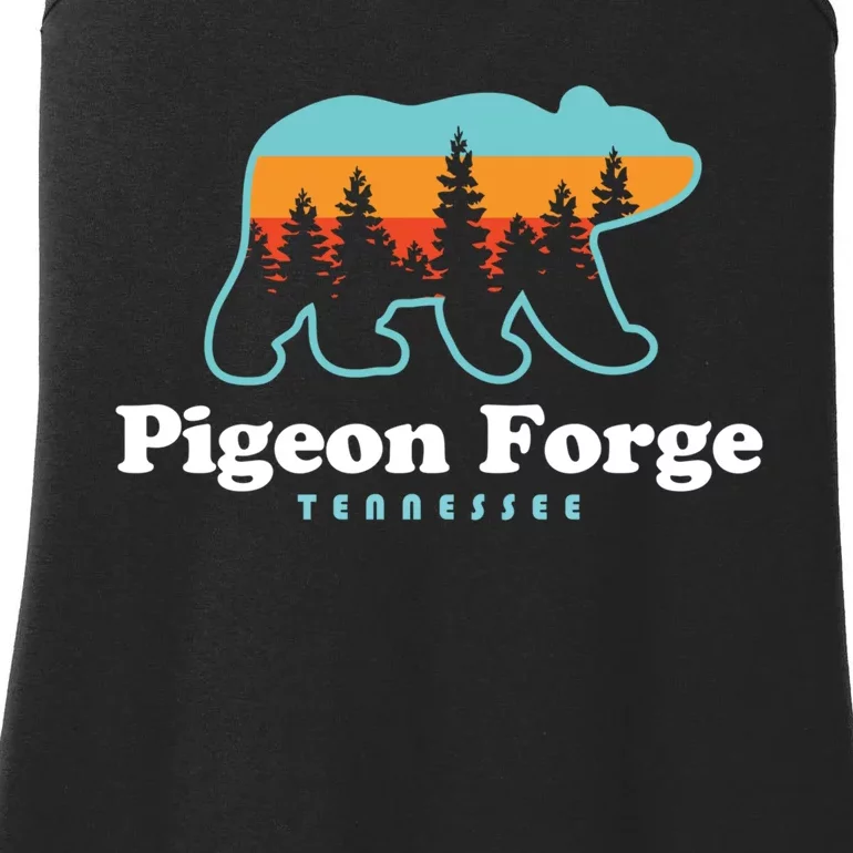 Pigeon Forge TN Bear Great Smoky Mountains Ladies Essential Tank