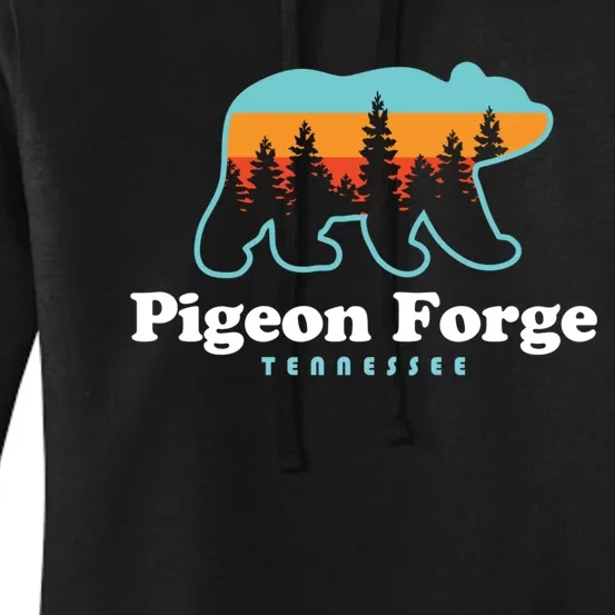 Pigeon Forge TN Bear Great Smoky Mountains Women's Pullover Hoodie