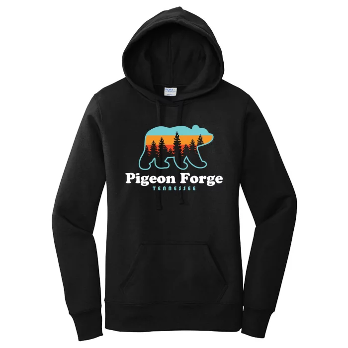 Pigeon Forge TN Bear Great Smoky Mountains Women's Pullover Hoodie