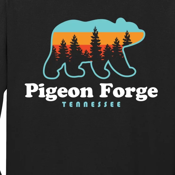 Pigeon Forge TN Bear Great Smoky Mountains Tall Long Sleeve T-Shirt