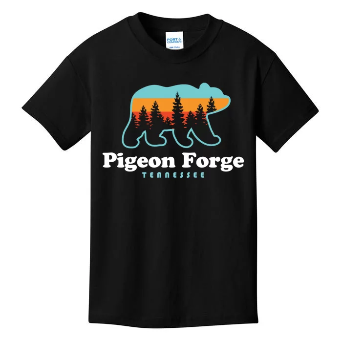 Pigeon Forge TN Bear Great Smoky Mountains Kids T-Shirt