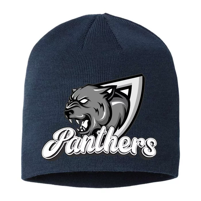 Panthers Fan Team Supporter Sports Animal Wildlife Lover 8 1/2in Sustainable Knit Beanie