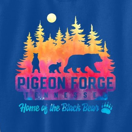 Pigeon Forge Tennessee Bear Great Smoky Mountains Tie Dye Kids Sweatshirt