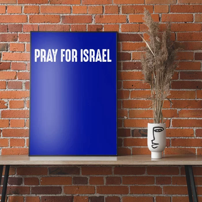 Pray For The Peace Of Jerusalem & Pray For Israel Pro Jewish Poster