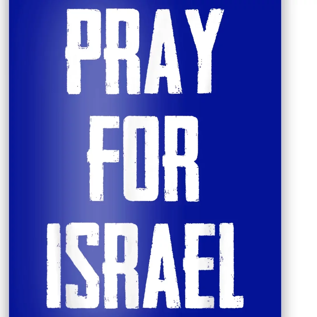 Pray For The Peace Of Jerusalem & Pray For Israel Pro Jewish Poster