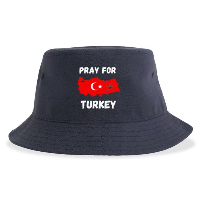 Pray For Turkey & Syria Flag Earthquake In Turkey Syria Love Sustainable Bucket Hat