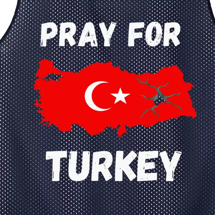 Pray For Turkey & Syria Flag Earthquake In Turkey Syria Love Mesh Reversible Basketball Jersey Tank