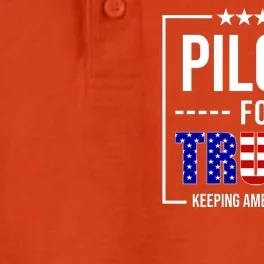 Pilots For Trump Keeping America First Dry Zone Grid Performance Polo