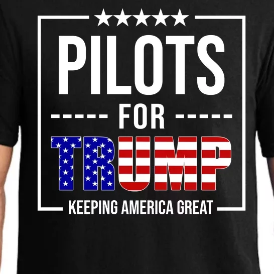 Pilots For Trump Keeping America First Pajama Set