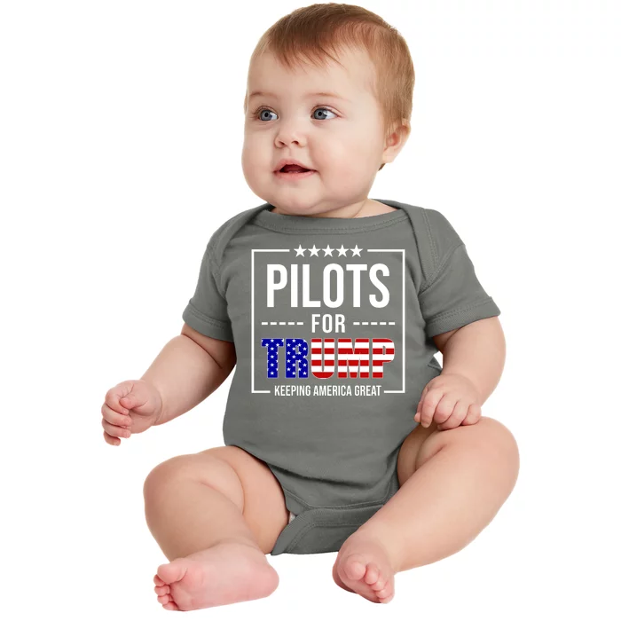 Pilots For Trump Keeping America First Baby Bodysuit