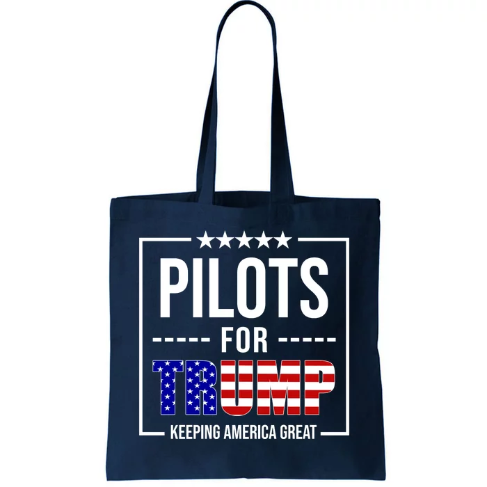 Pilots For Trump Keeping America First Tote Bag