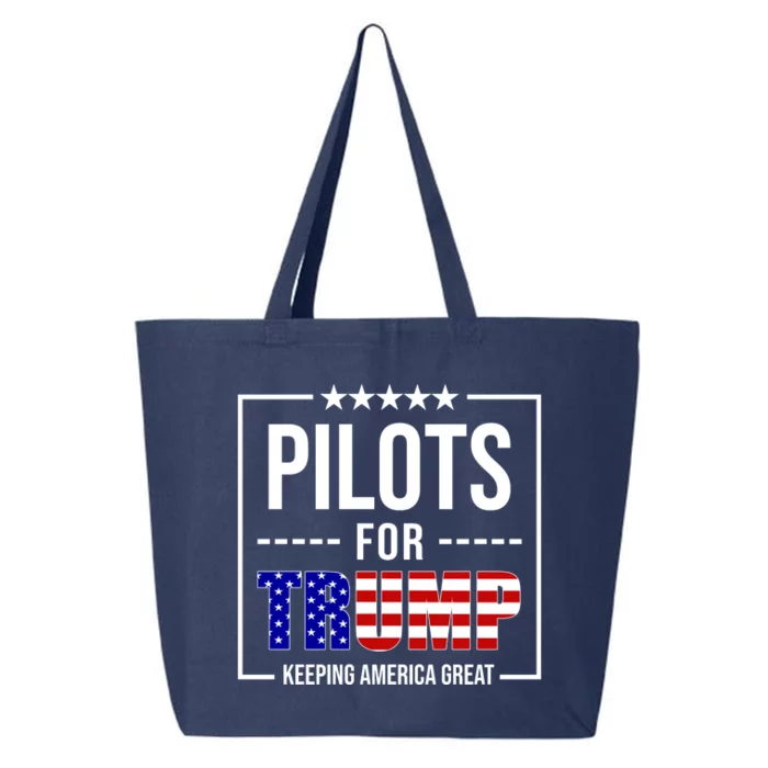 Pilots For Trump Keeping America First 25L Jumbo Tote