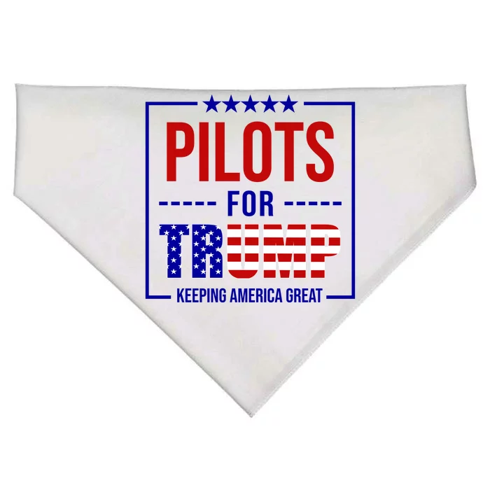 Pilots For Trump Keeping America First USA-Made Doggie Bandana