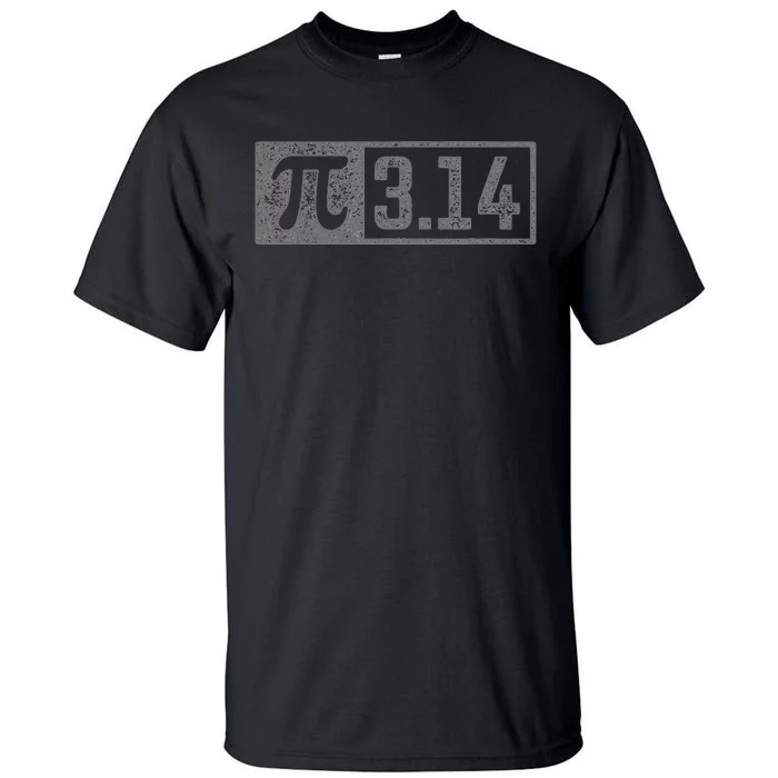 Pi for Teacher Vintage 3.14 Pi Digits Happy Pi Day Tall T-Shirt