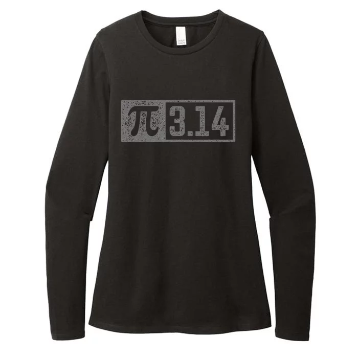 Pi for Teacher Vintage 3.14 Pi Digits Happy Pi Day Womens CVC Long Sleeve Shirt