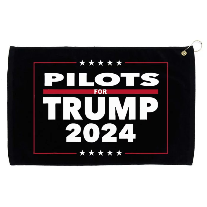 Pilots For Trump 2024 President Republican Pilots Grommeted Golf Towel