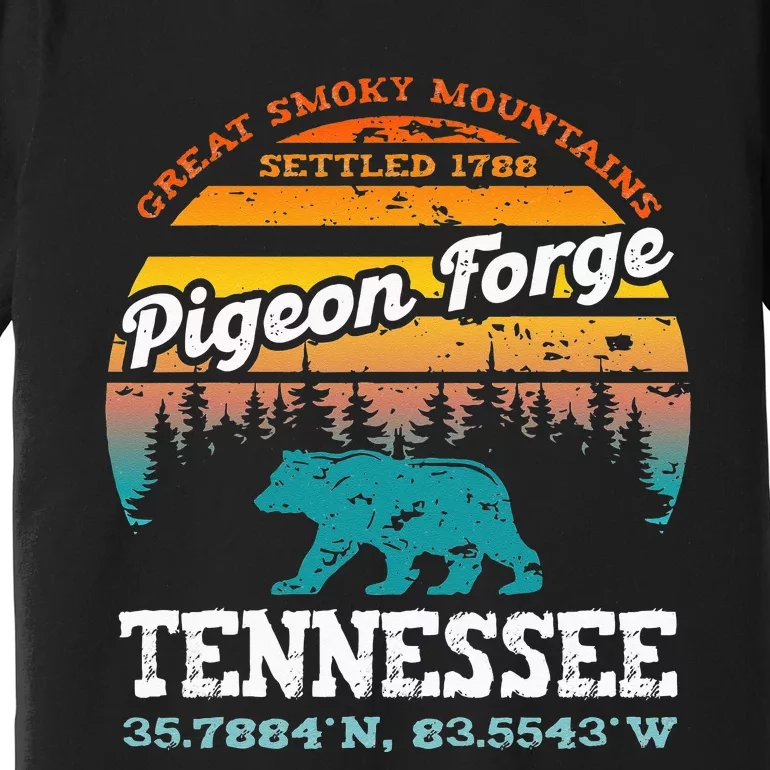 Pigeon Forge Tennessee Great Smoky Mountains Trip Gifts Premium T-Shirt