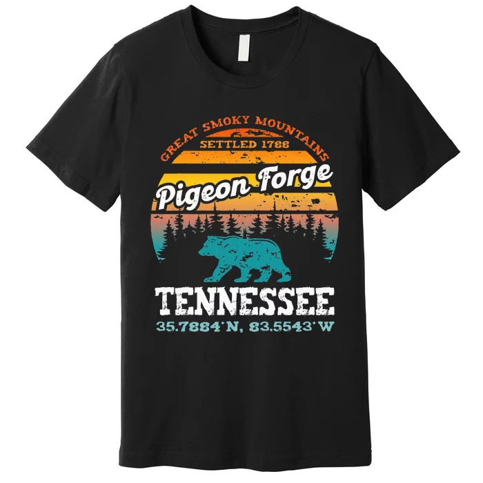 Pigeon Forge Tennessee Great Smoky Mountains Trip Gifts Premium T-Shirt