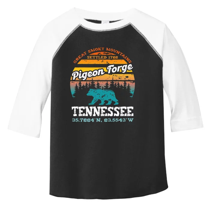 Pigeon Forge Tennessee Great Smoky Mountains Trip Gifts Toddler Fine Jersey T-Shirt