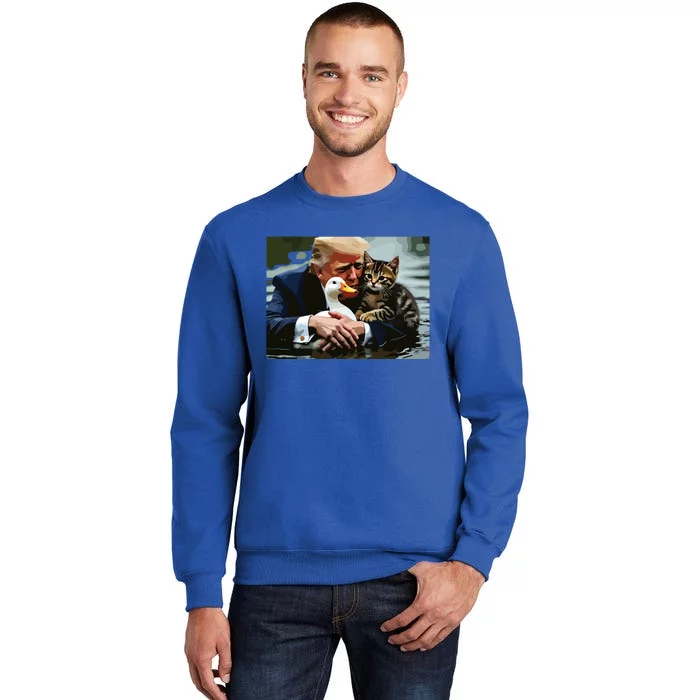 Pets For Trump Protect Our Pets Save Our Pets Sweatshirt