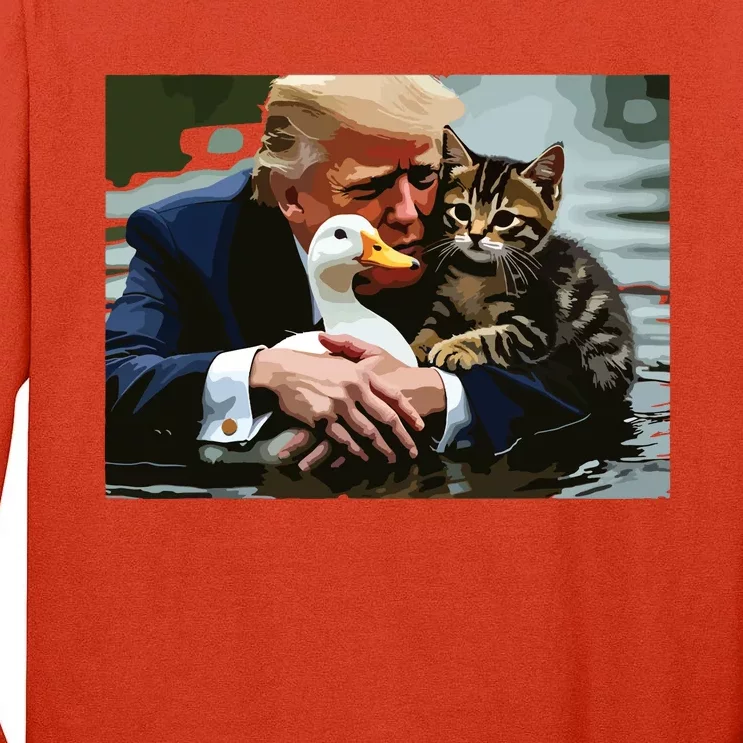 Pets For Trump Protect Our Pets Save Our Pets Tall Long Sleeve T-Shirt