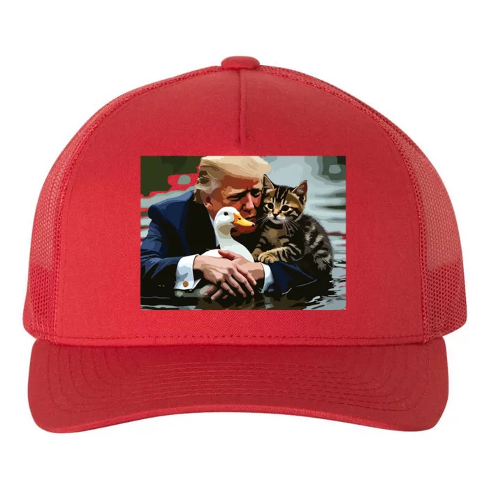 Pets For Trump Protect Our Pets Save Our Pets Yupoong Adult 5-Panel Trucker Hat