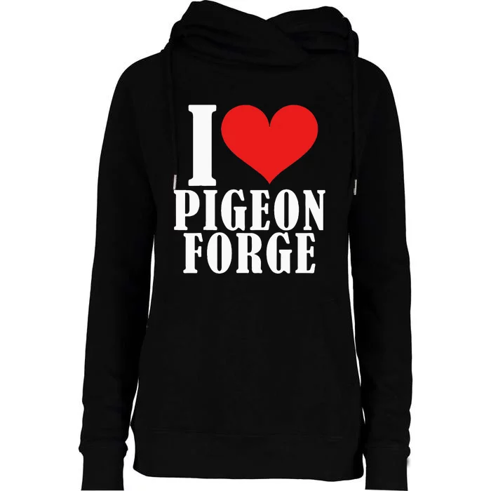 Pigeon Forge Tennessee Great Smoky Mountains National Park Womens Funnel Neck Pullover Hood